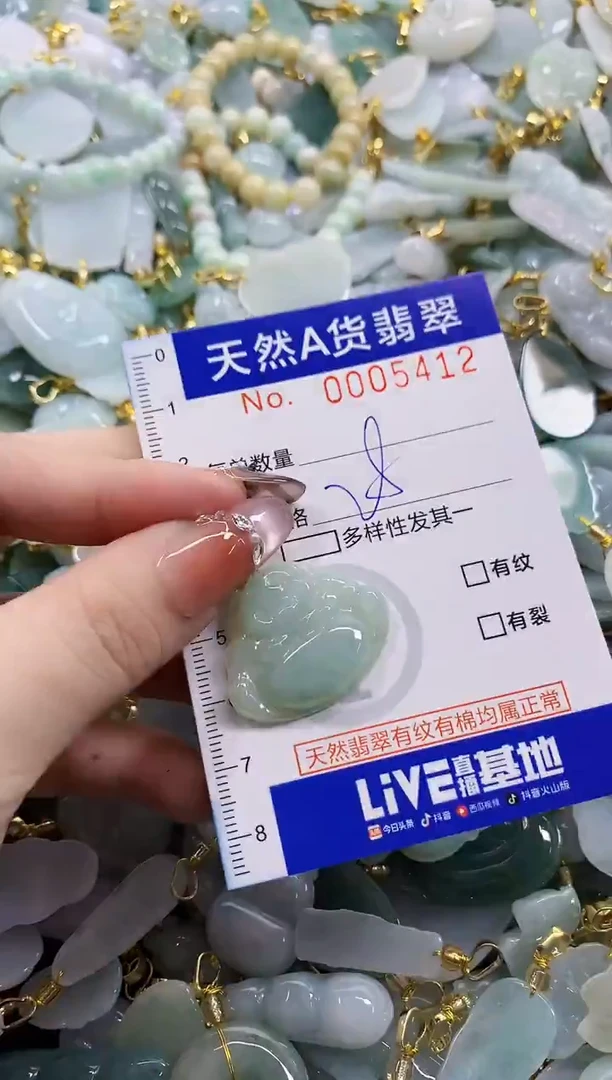颈饰未镶嵌翡翠天然A货翡翠