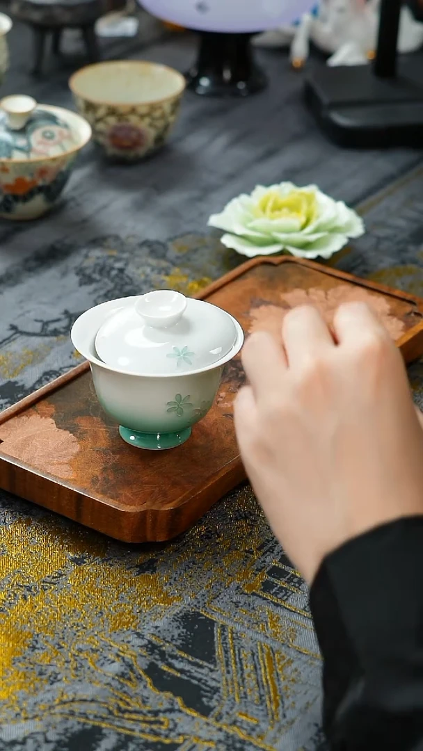 瓷片留器茶斋芬达高端瓷器@@JNT0166