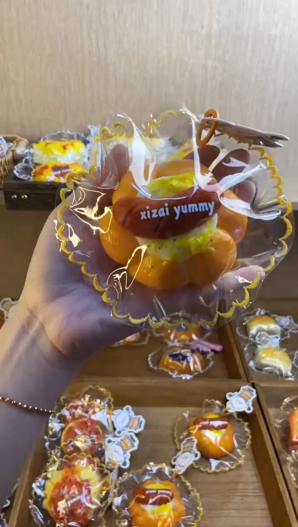胶制德肠花朵包（脆袋子缝边）