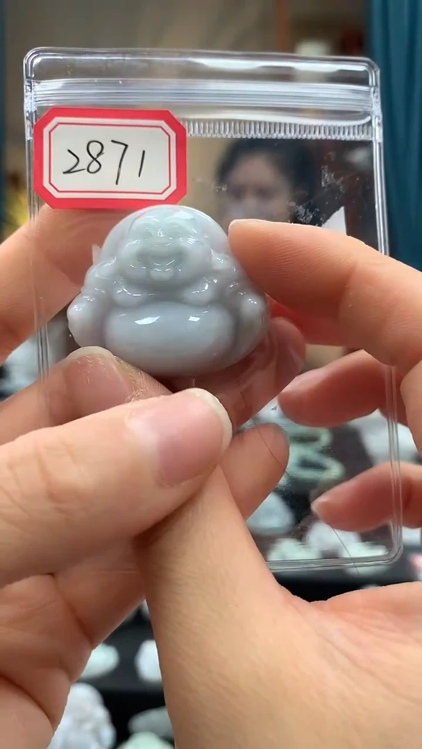 颈饰未镶嵌翡翠佛公2871