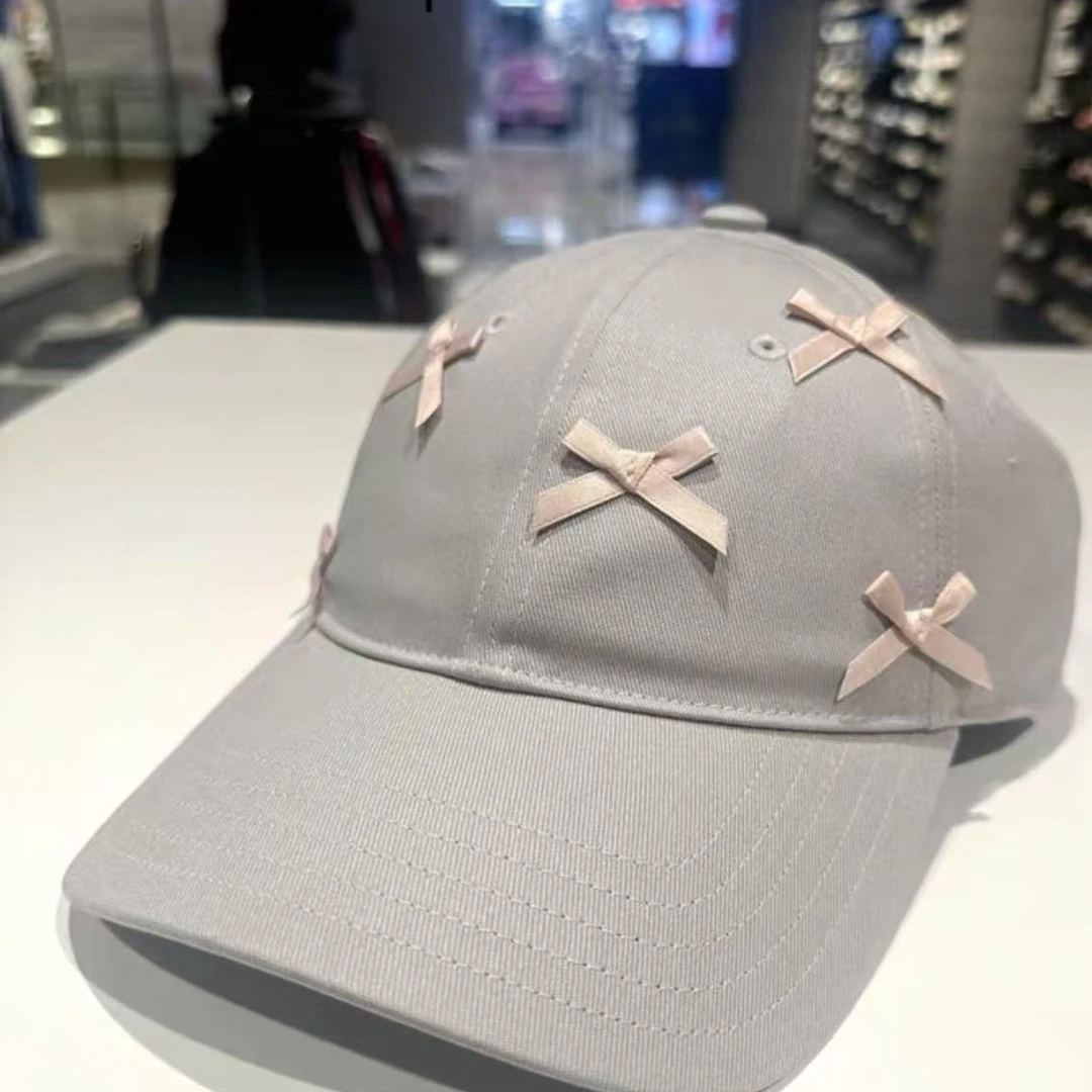 ADIDAS 三叶草休闲蝴蝶结鸭舌帽KC1426/KC1427女士