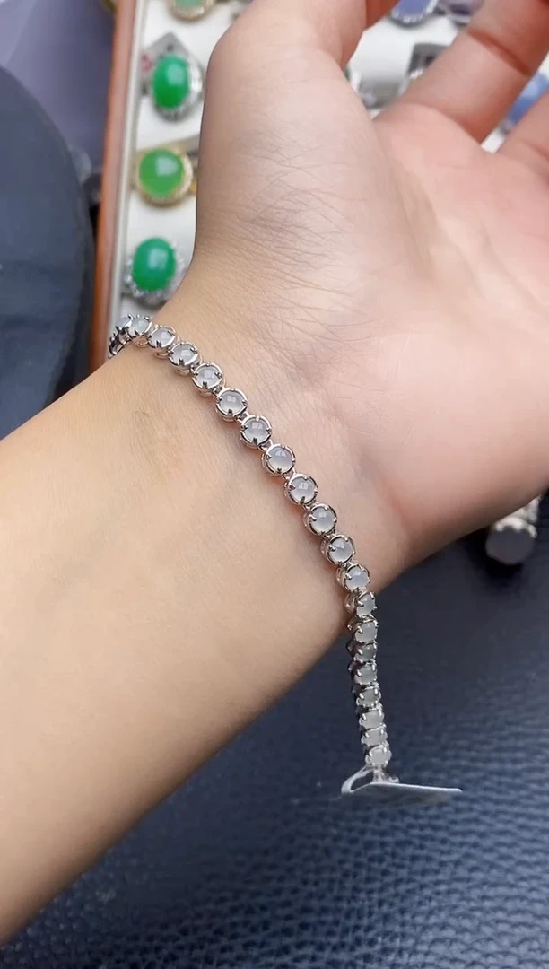 银S925镶嵌戒指翡翠2508