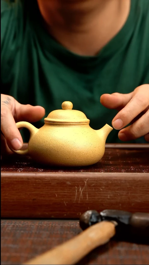 茶壶紫砂XJ 本绿 容天