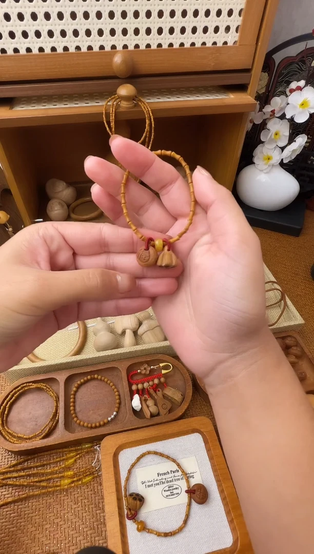 手串/手链核桃竹节手串一物一拍好运连连款