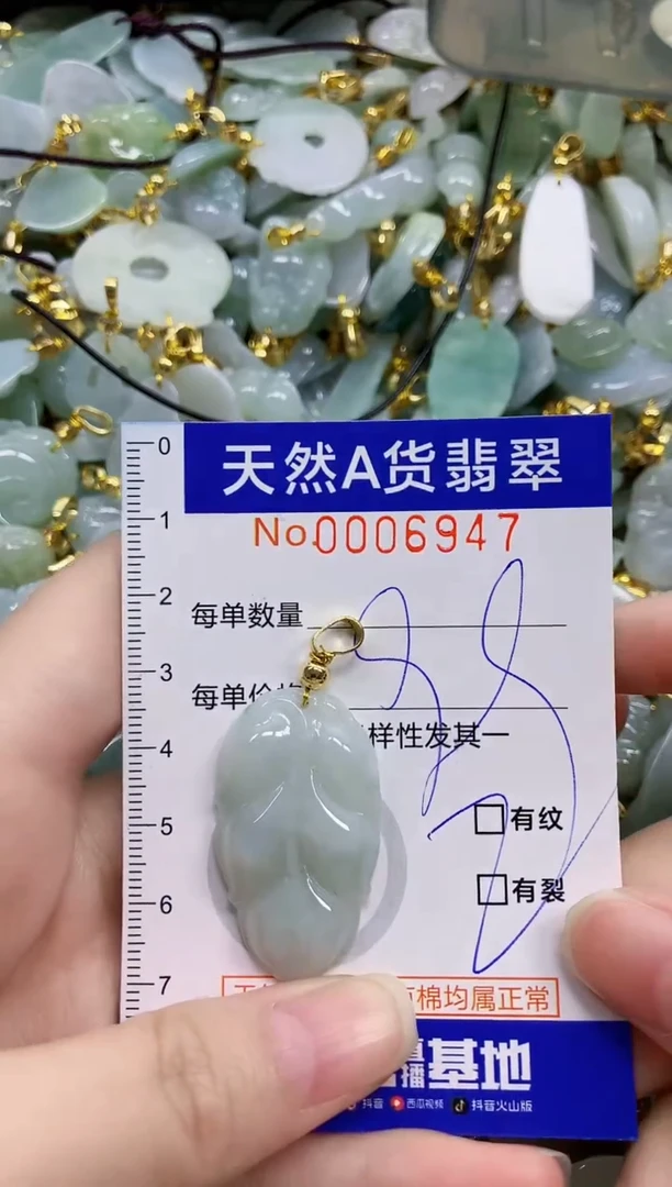 颈饰未镶嵌翡翠天然A货翡翠