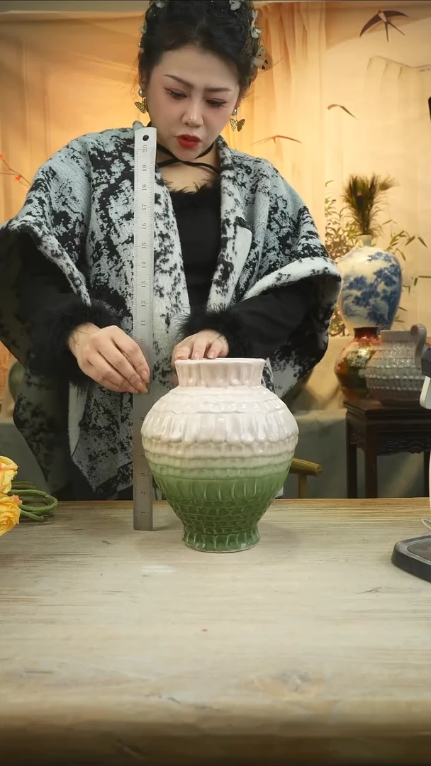 高24口11高温陶瓷花瓶花器