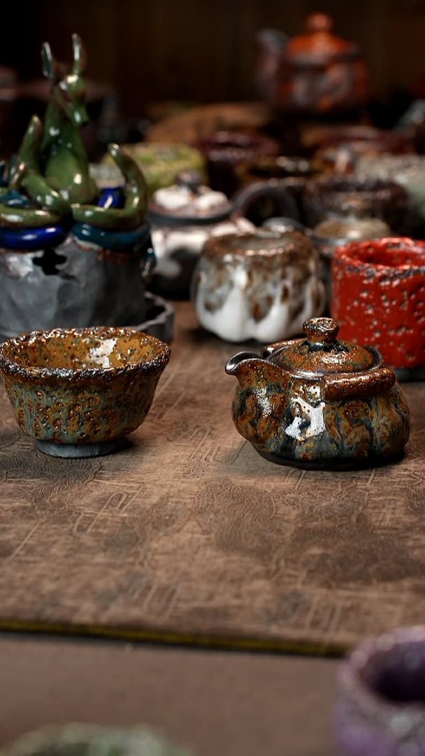 ॐ**?景德镇柴烧志野杯