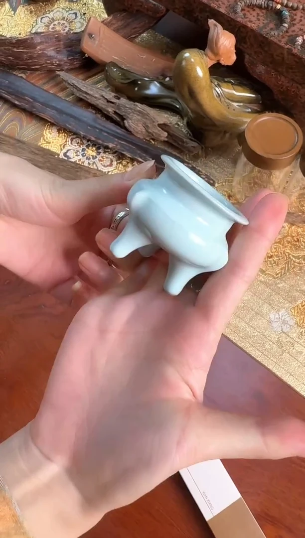 月白·香炉·精品·高货