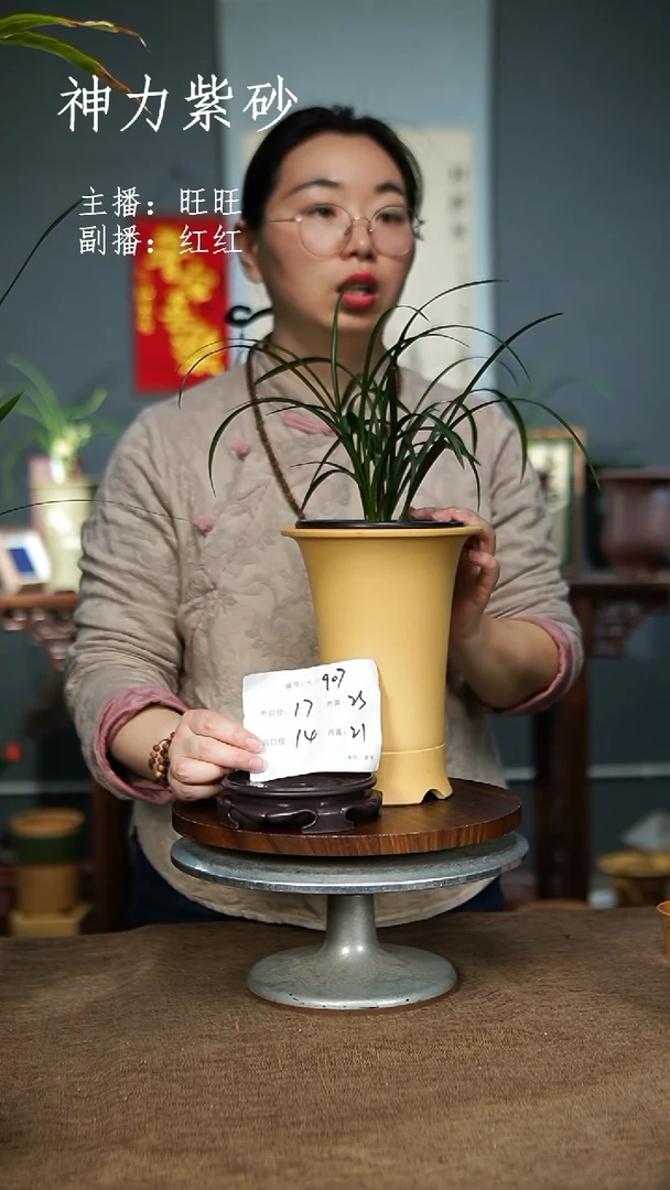 【闪购商品】紫砂花盆紫砂花盆907+S