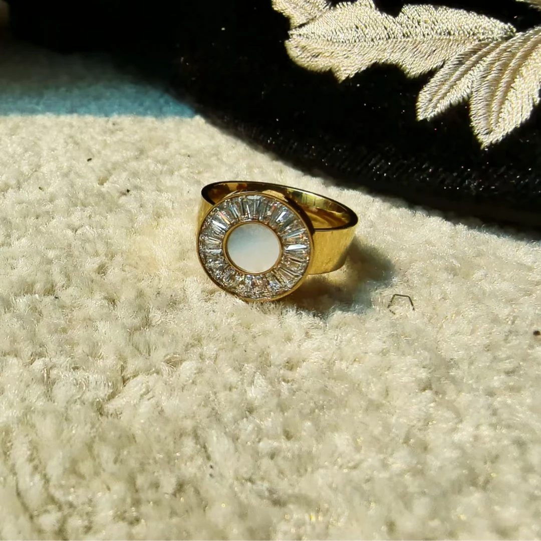 钛钢戒指 阮大大专属气质百搭戒指