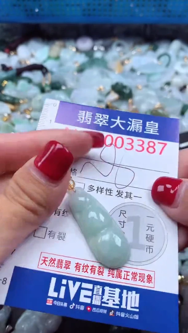 颈饰未镶嵌翡翠3387