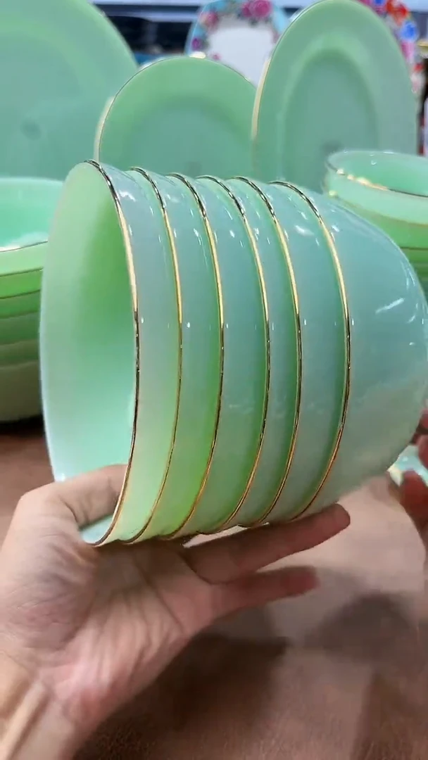 玉瓷5.5英寸饭碗6个景德镇陶瓷