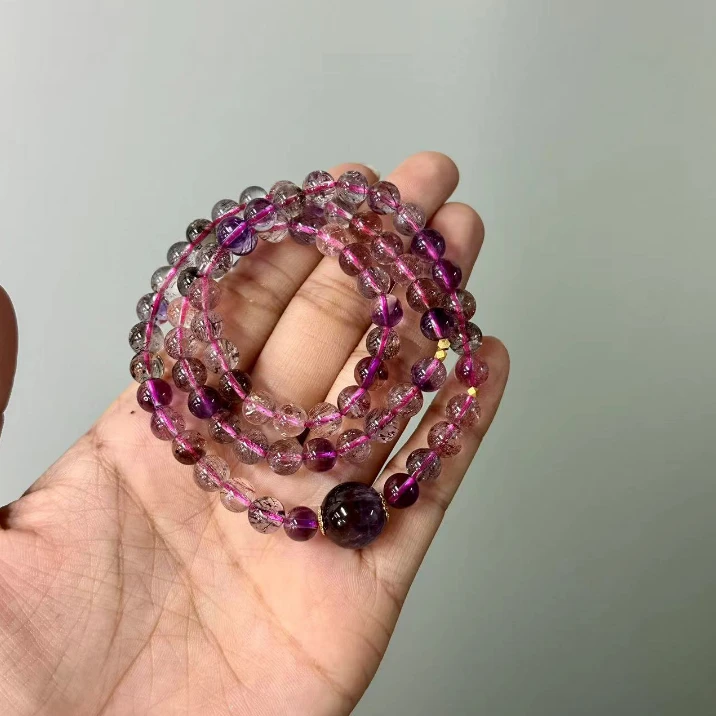 【老掌柜讲珠宝】超七水晶单珠18K项链 M022381