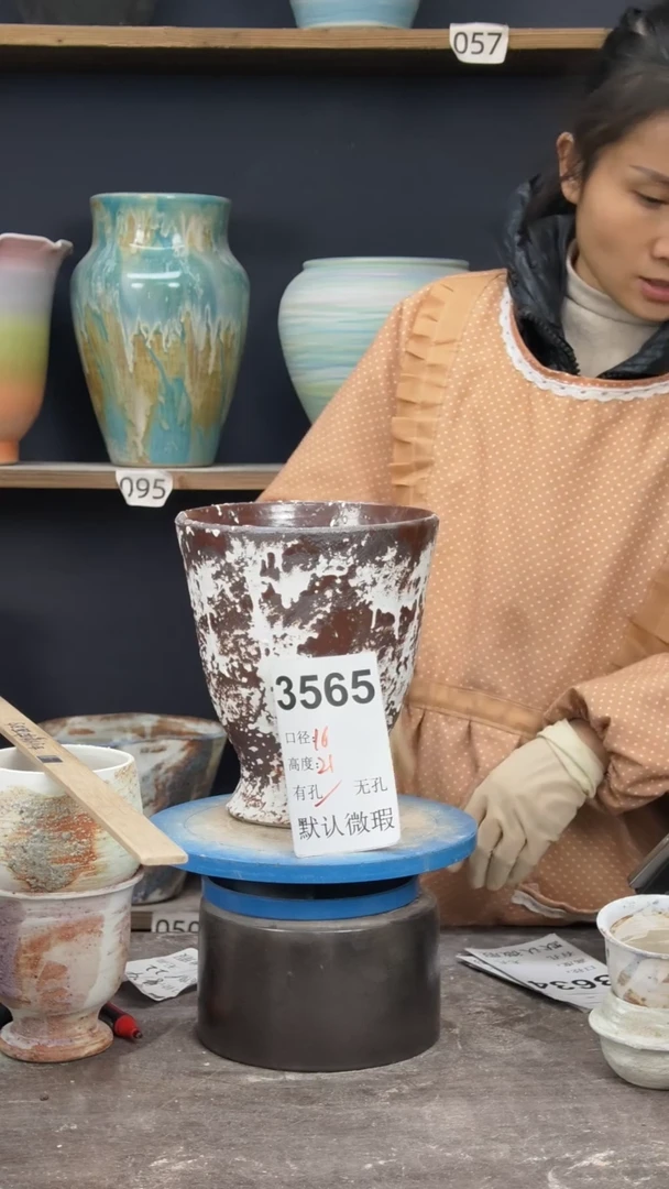 景德镇陶园花盆3565