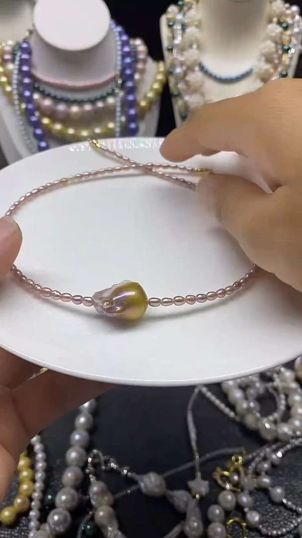颈饰未镶嵌淡水珍珠多人