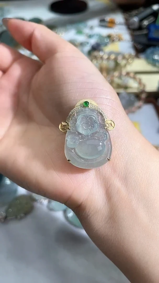 颈饰银S925镶嵌翡翠2026010101