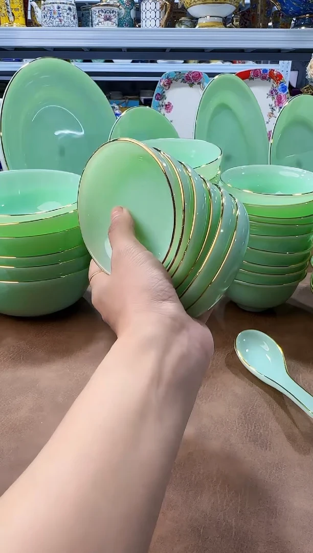 玉瓷小蘸料碟6只景德镇陶瓷