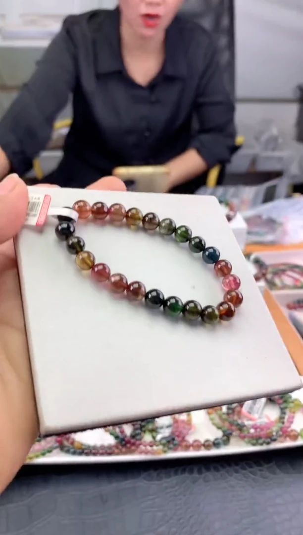 未镶嵌手串碧玺多样性发一条
