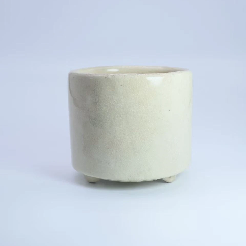 45: 清福建漳州窑三足筒式炉