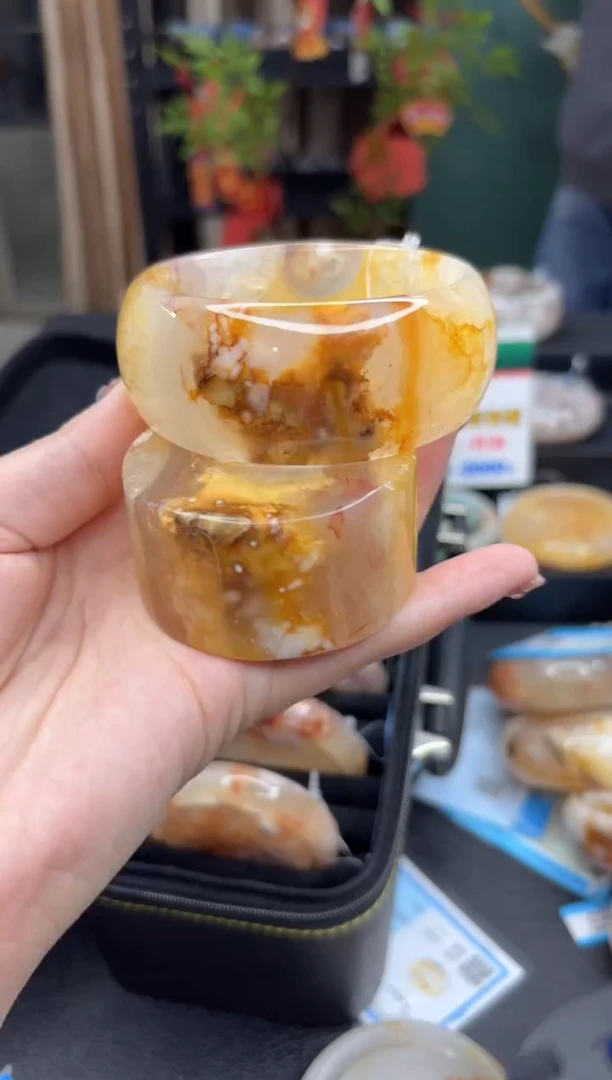 【闪购商品】石英质玉手镯未镶嵌519（60圈赠送镯心）