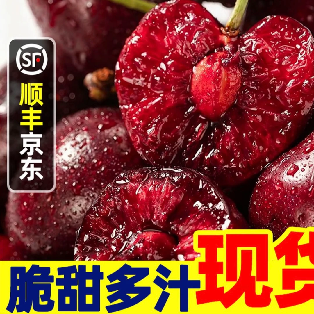 【3JDD品牌高货】智利海运桑提娜车厘子2500g内附果径卡zx