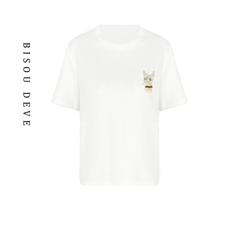 【丁姐宠粉专享】小猫头星星T潮服百搭MV01018941