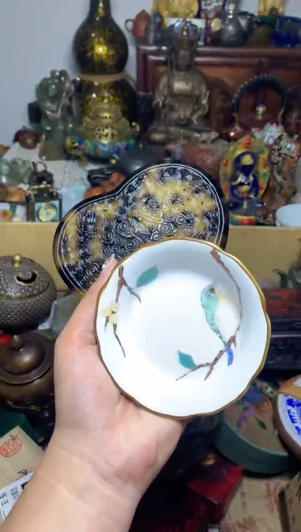紫砂盖碗瓷器默认微瑕瓷器
