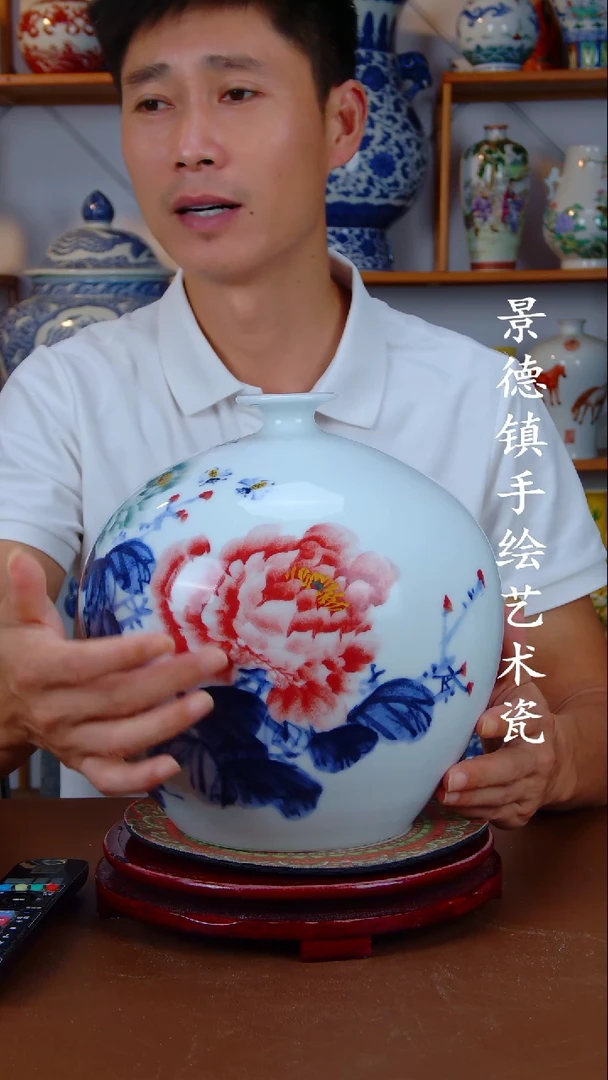 现代景德镇手工手绘陶瓷摆件22