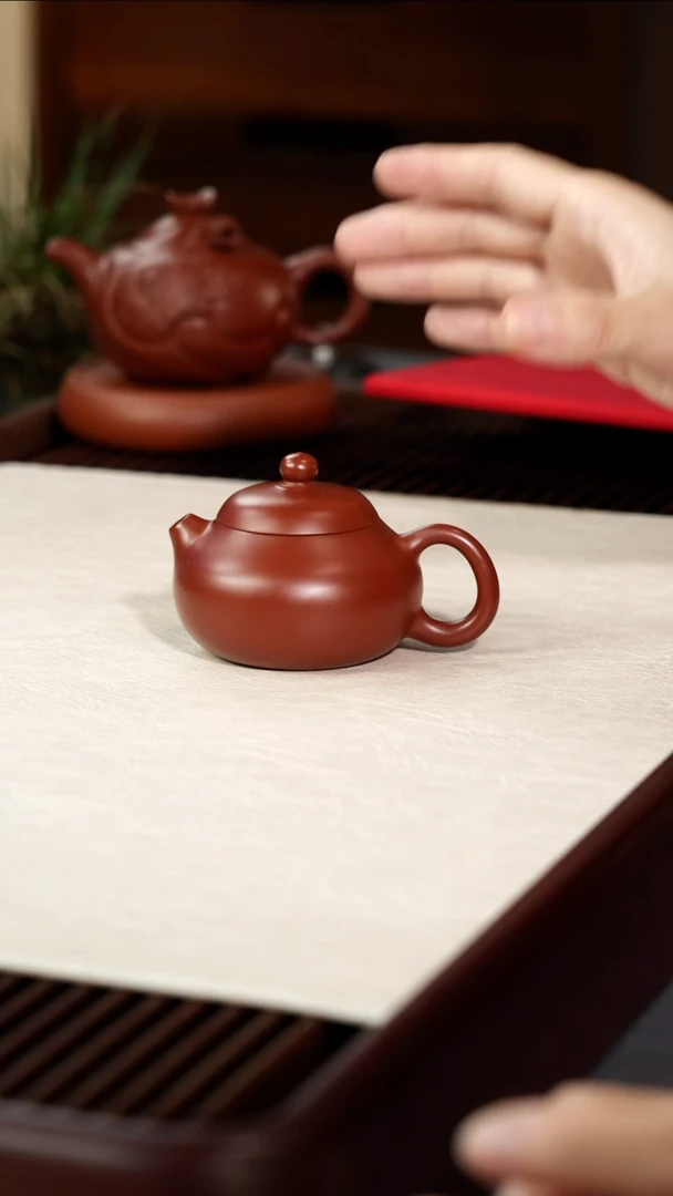 茶壶紫砂文旦·礼-朱泥100cc