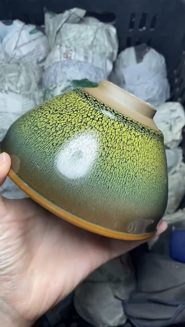 茶盏绿鹧鸪 点茶  盏三疯建盏茶器