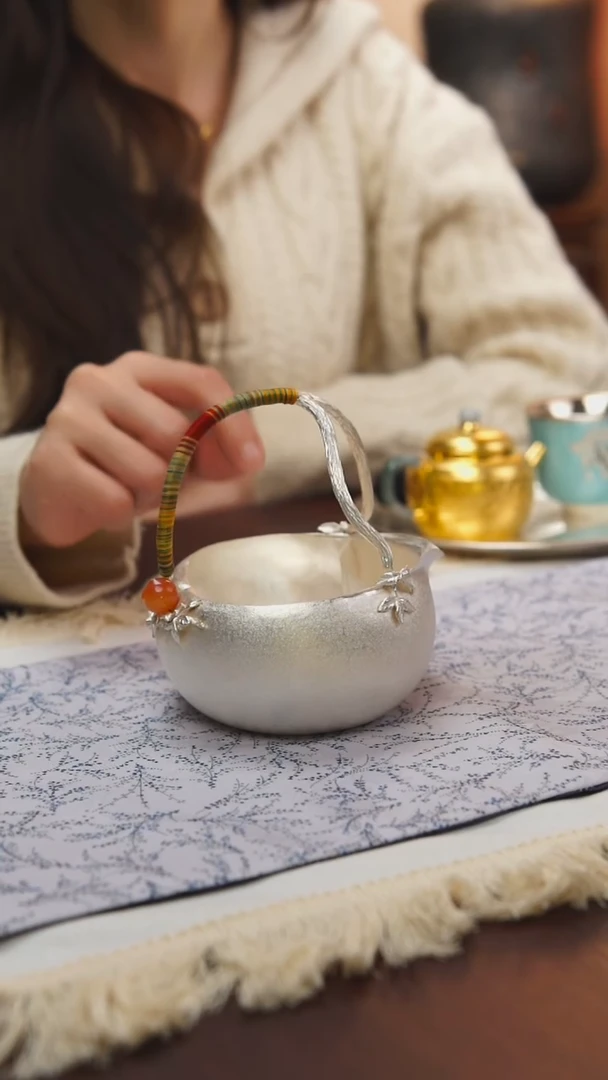 古悦足银999公道杯