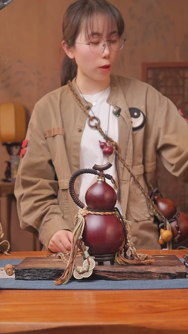 1554号链接精品大漆葫芦现货现发[一物一拍]