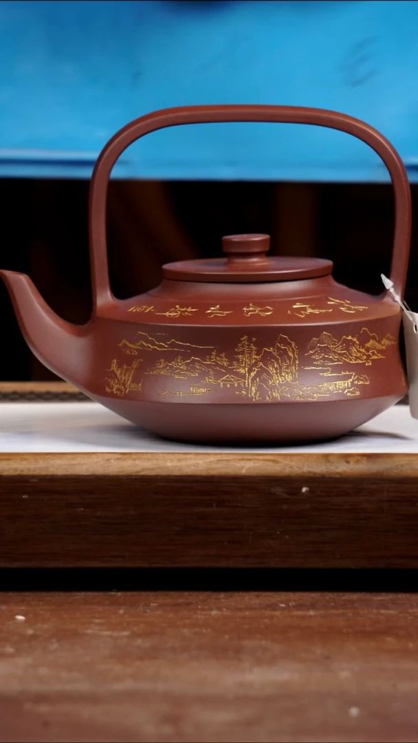 茶壶紫砂底槽青景舟题壁800CC