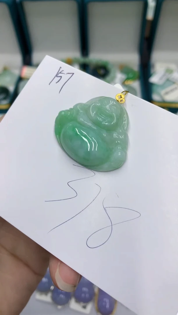 【闪购商品】翡翠颈饰18K金镶嵌翡翠链接