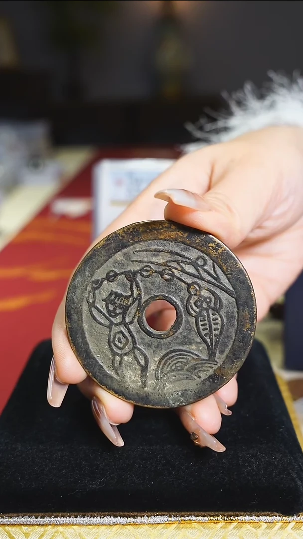 【闪购商品】铜山鬼背刘海戏金蟾5.7cm/2299