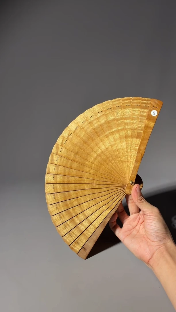 其他楠木（金丝楠）无***酱167号18cm小叶桢楠扇子