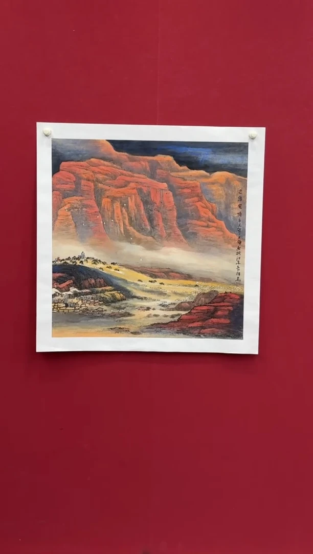 国画国画绘画山水花鸟