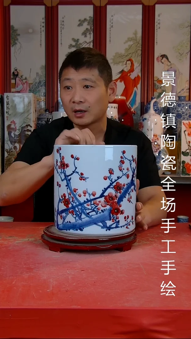 摆件景德镇陶瓷 全场手工手绘