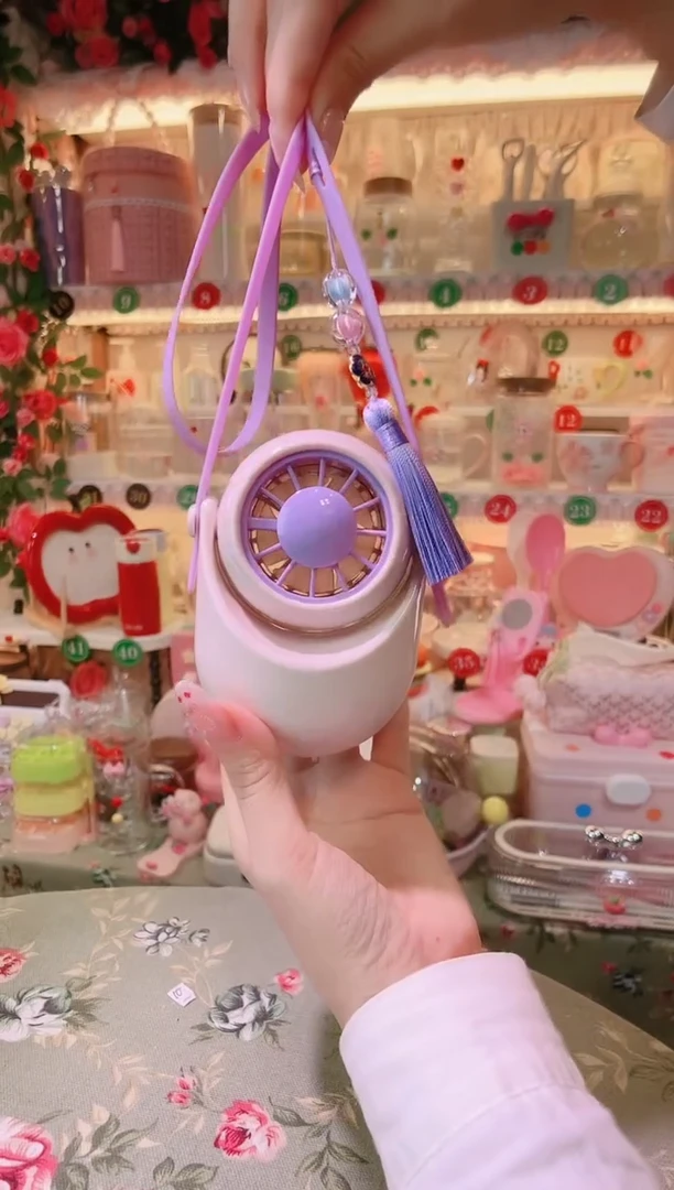 摆件品质好发货快放心拍！挂脖风扇