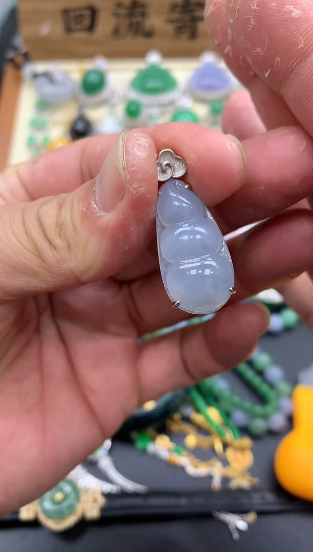 【闪购商品】翡翠颈饰18K金镶嵌147-中国好珍宝