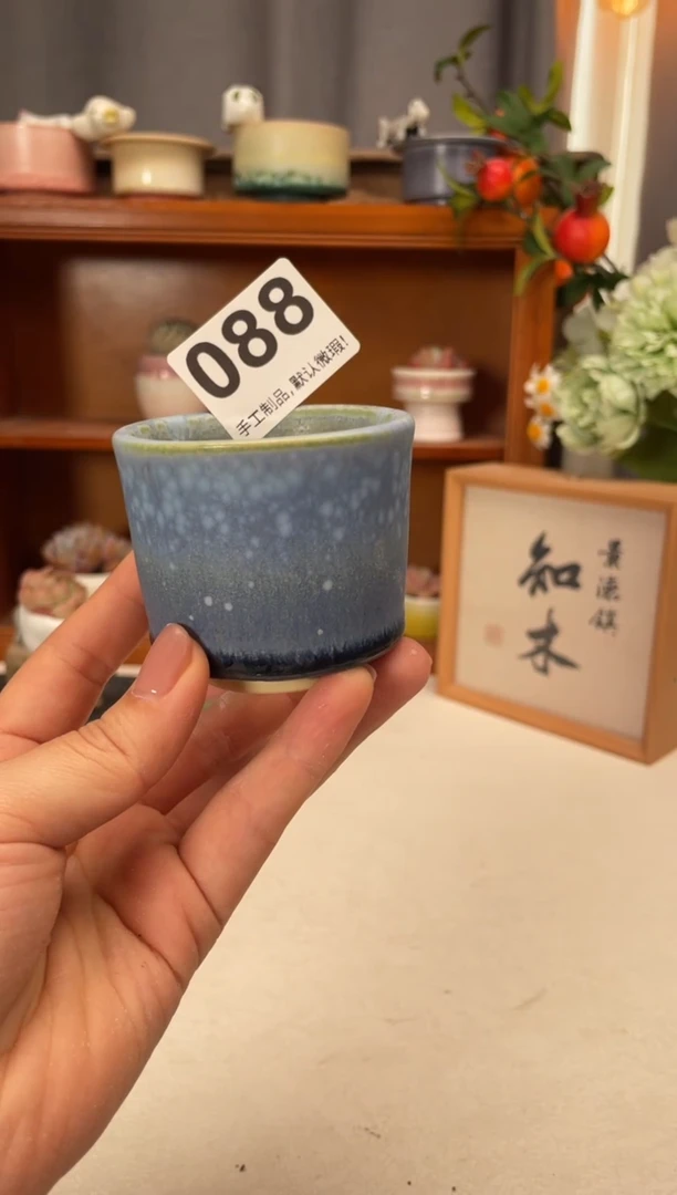 瓷片088知木小芳花盆