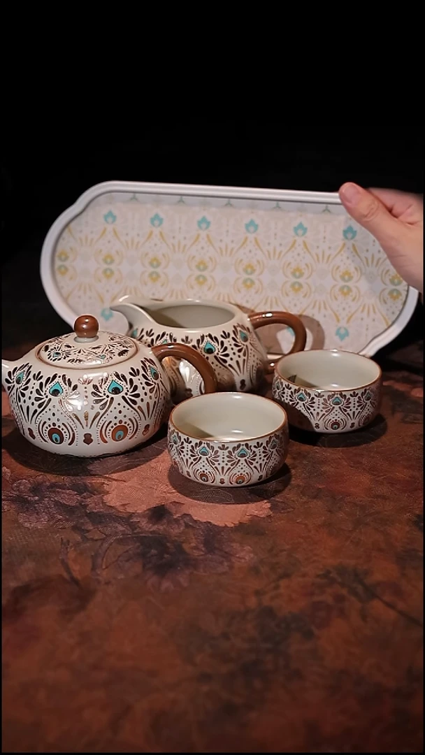 陶瓷茶具（无礼盒）@@A13346