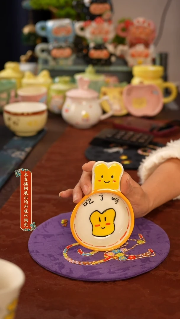 陶景德镇高温文创陶瓷小阿姨放福利