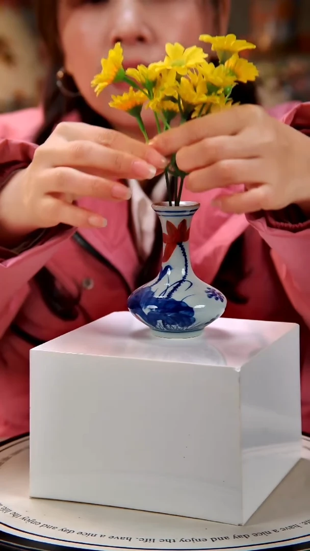 摆件陶景德镇手绘陶瓷14