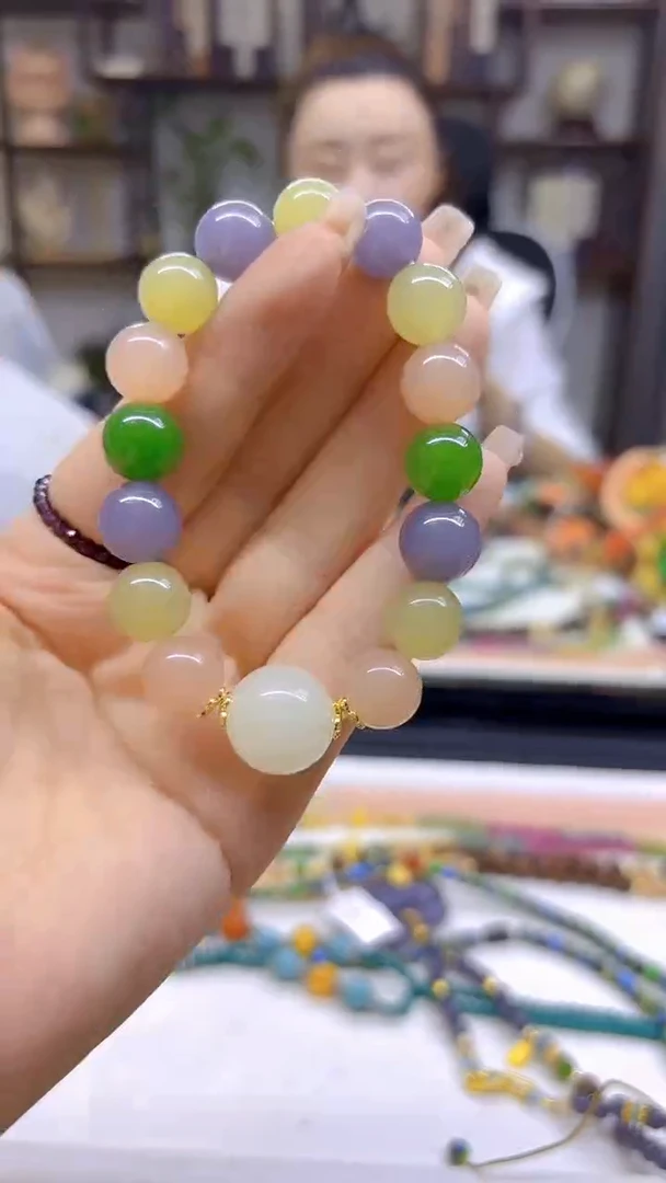 手链未镶嵌和田玉DIY款S458