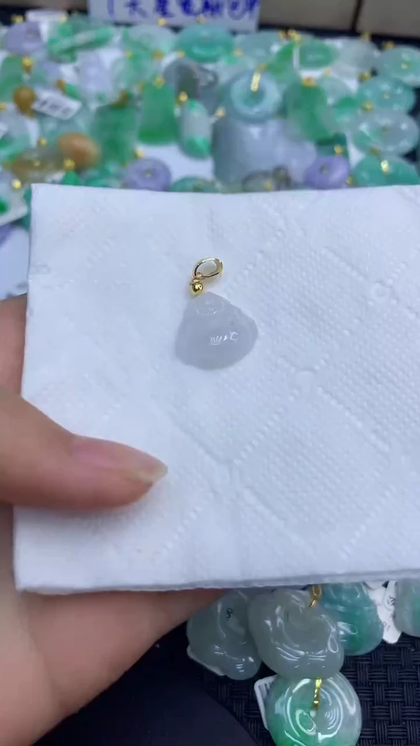 颈饰未镶嵌翡翠天然缅甸A货翡翠
