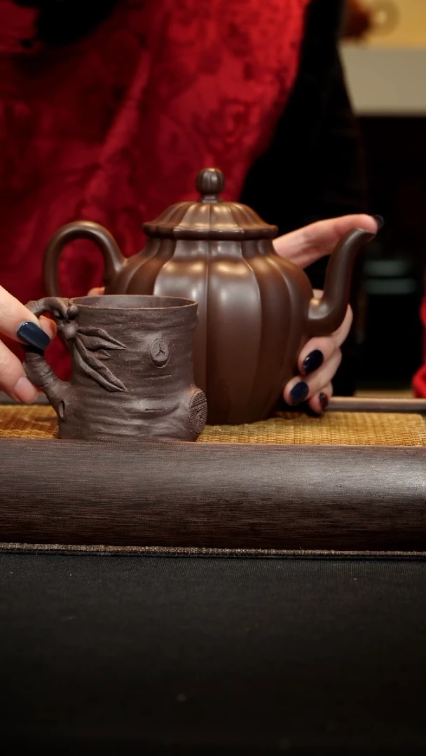 【闪购商品】紫砂茶壶大银台醉客加桃杯