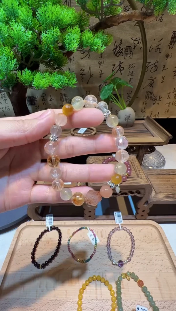 未镶嵌手串水晶手饰@@