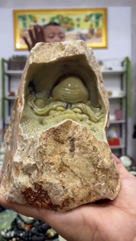 未镶嵌岫玉摆件