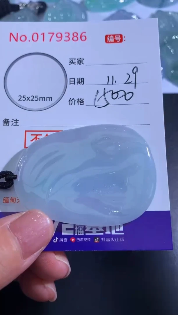 颈饰未镶嵌翡翠！